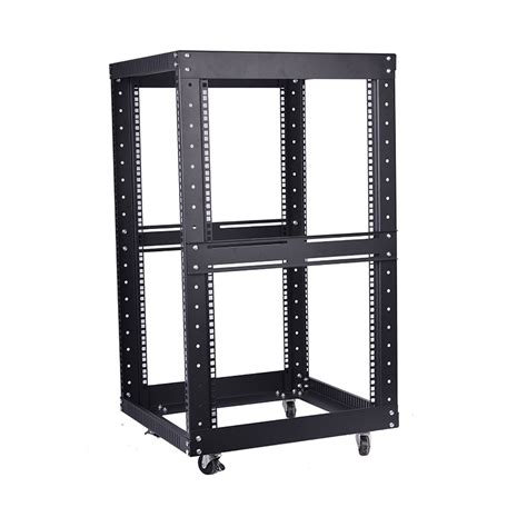 high quality  post open rack floor standing open rack  castors