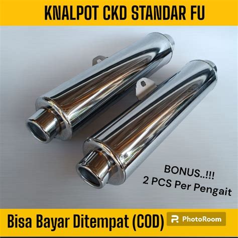 Jual Knalpot Standar Satria Fu Silincer Ckd Standar Dan Adaptor Inlet