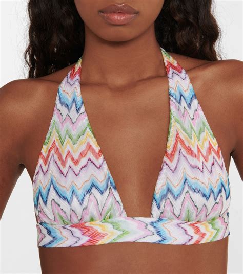 Zig Zag Crochet Bikini In Multicoloured Missoni Mare Mytheresa