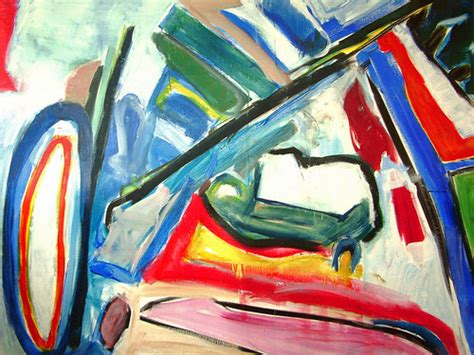 1989 - 'Large Seascape & Diagonal', acrylic large painting… | Flickr