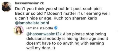 Shaista Lodhi Responds To Age Shaming With Grace