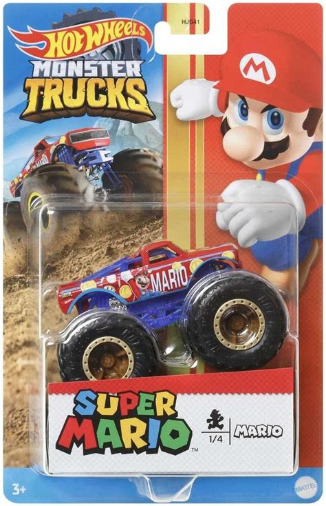 Amazon Hot Wheels Super Mario Monster Trucks Series Toys Games