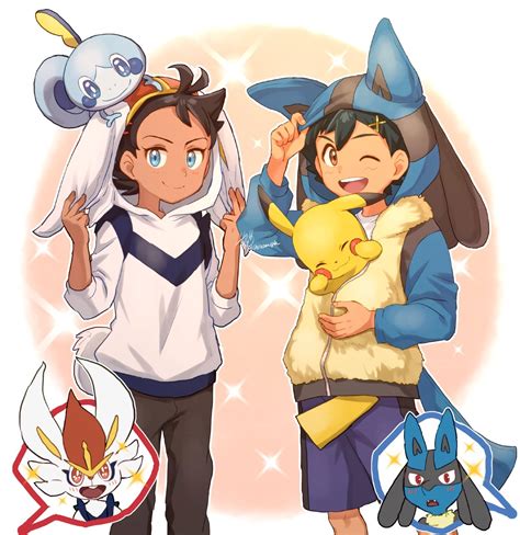 Pikachu Ash Ketchum Lucario Sobble Goh And More Pokemon And