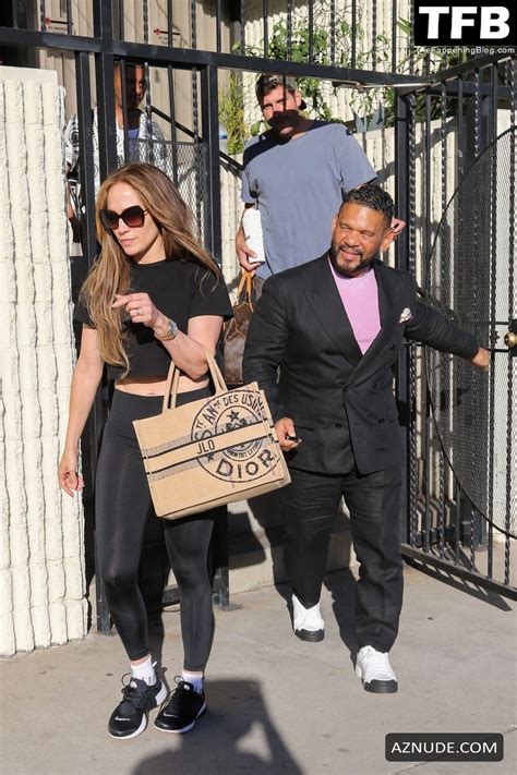 Jennifer Lopez Sexy Seen Flaunting Her Hot Curves Outside The Studio In Los Angeles Aznude