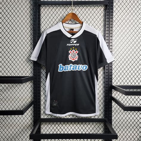 Retro 2000 Corinthians Soccer Jersey Away Soccer Jersey Yupoo