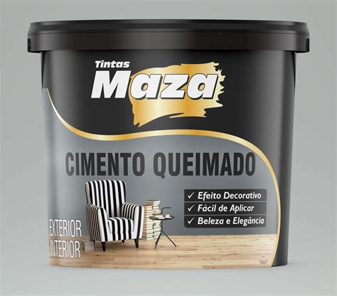 Efeito Cimento Queimado Revestimento Texturizado Maza 25kg Shop Das