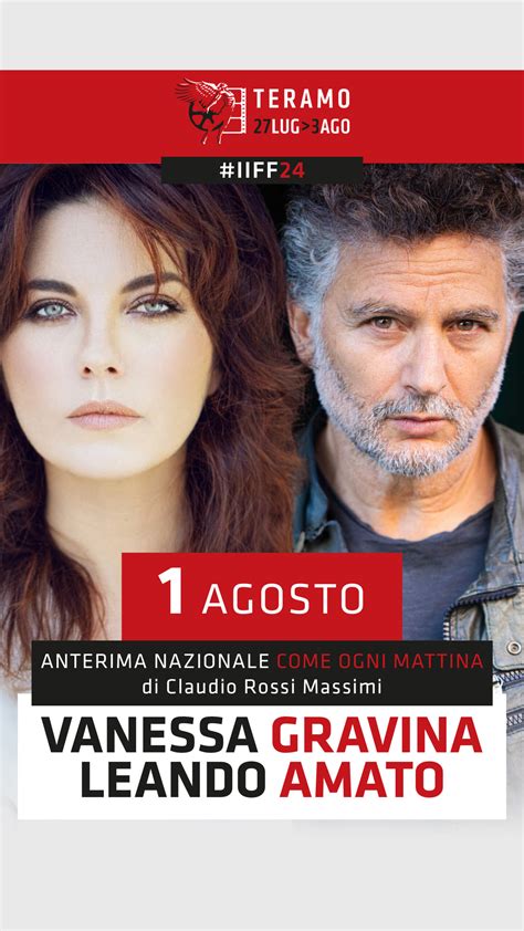 "Come ogni mattina", in anteprima nazionale all'International Imago