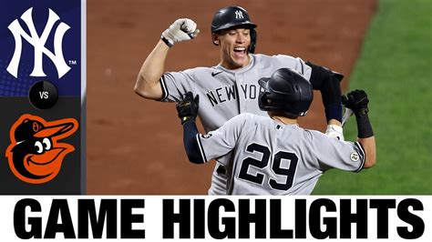 Yankees Vs Orioles Game Highlights 9 15 21 MLB Highlights YouTube