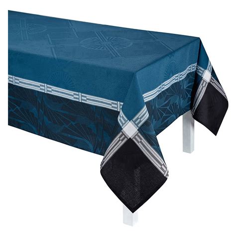 Скатерть из хлопкового жаккарда зеленая JACQUARD FRANCAIS "Palace ...