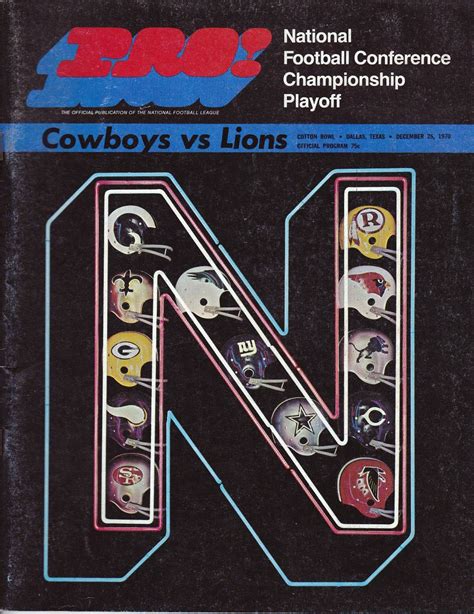 1970 Detroit Lions Game Publications – SportsPaper.info