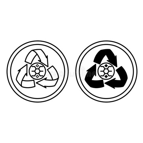 Recycled Polyester Icons. stock vector. Illustration of clothing - 317083617