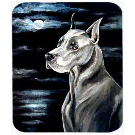 X In Great Dane In The Moonlight Mouse Pad Hot Pad Or Trivet