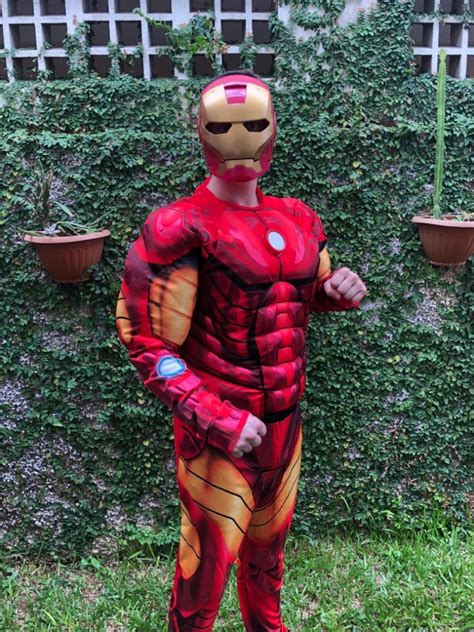 Fantasia Adulto Homem De Ferro - Homem De Ferro Fantasia Adulto - FDPLEARN