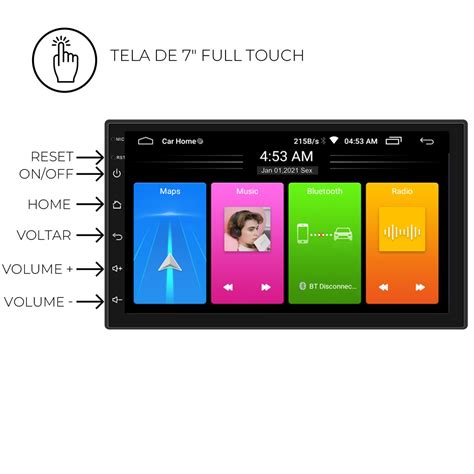 Multim Dia Android Plus Pot Ncia Canais De Watts Rms Receptor