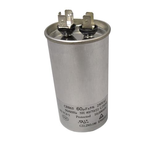 Cocapco Cbb65 250vac 60uf Run Capacitor 60mfd 60 Uf Mfd 250v Ac Sh Bp2