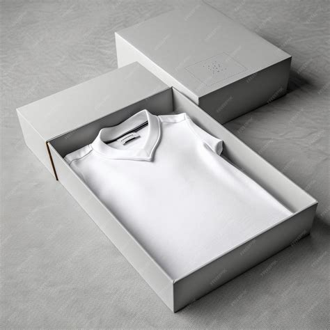 Premium Ai Image A White Shirt Is In A Box With A White Shirt On The