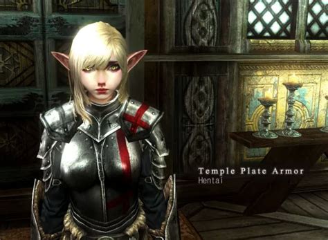 TemplePlate Armor by Hentai 鎧アーマー Skyrim Mod データベース MOD紹介まとめサイト