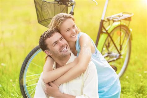 Happy Smiling Couple Together Stock Image Image Of Outdoor Dream