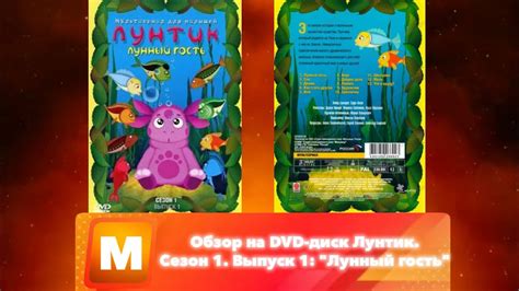 Обзор на DVD диск Лунтик Сезон 1 Выпуск 1 Лунный гость YouTube