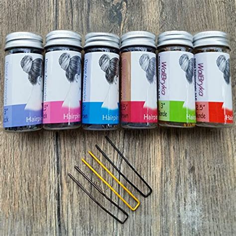 Hairpins For Bun ROCST Bobby Pins Clips For Ballet Woman Girl Hairdressing Salon 12pcs Blonde