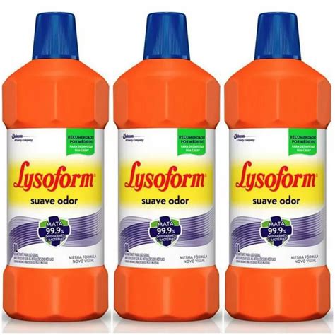 LYSOFORM DESINFETANTE SUAVE ODOR 1L Vila Clean Loja De Produtos