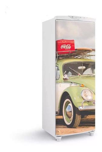 Adesivo Decorativo Geladeira Porta Fusca Coca Cola 170x65cm MercadoLivre