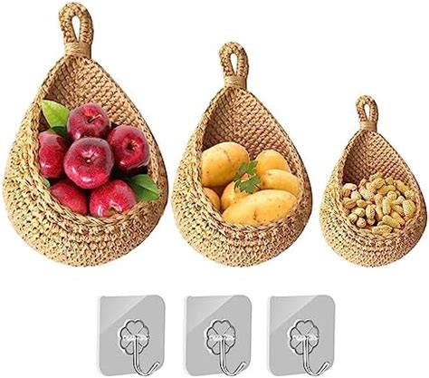 Pcs Corbeille De Fruits Suspendue Paniers De Fruits Et L Gumes