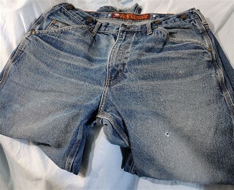 Baileys Original Wild Ass Men S Vntg Blue Suspender B Gem