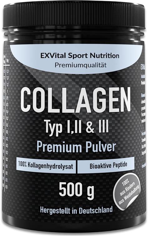 Collagen Pulver Gramm Bioaktives Kollagen Hydrolysat Peptide