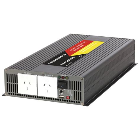 Powertech Power Inverter 12v 2000w Pure Sine Wave