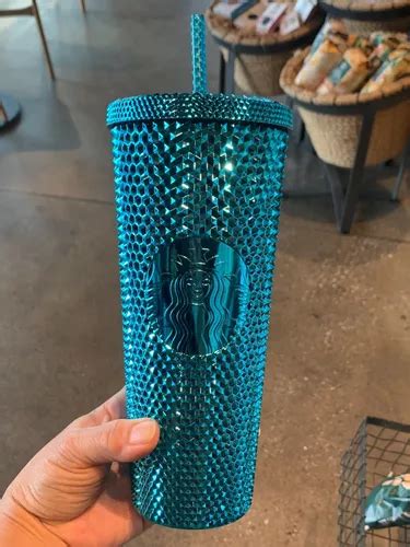 Vaso Starbucks Verano 2023 Azul Cromo Azulado 24 Oz Envío gratis