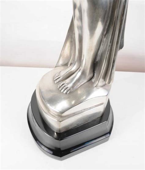 French Deco Bronze Nude Statue Female Figurine 1920s Art