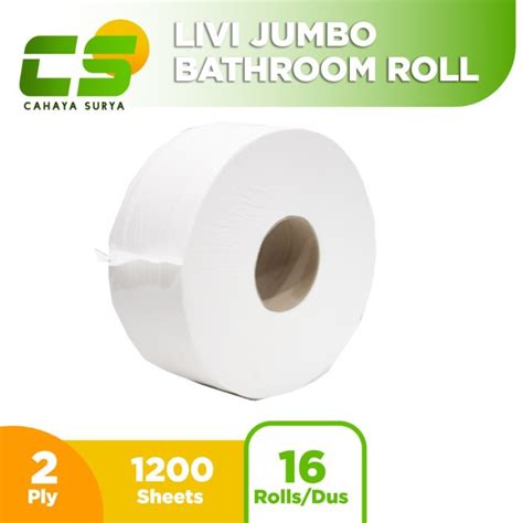 Jual Tissue Livi Eco Jumbo Roll Tissue Jrt M Ply Jakarta