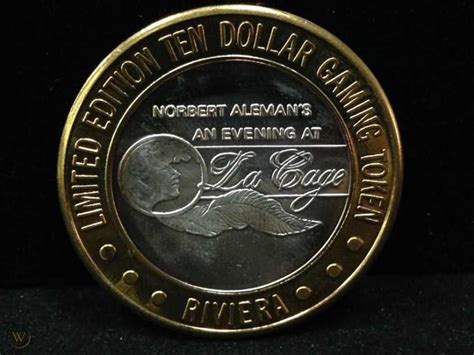 Gaming Token 1995 Riviera Limited Edition 999 Silver Lot 338 1722234055