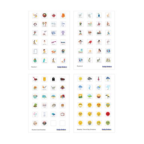 Static Cling Stickers - Routine Pack | Routine Pack | Daily Orders