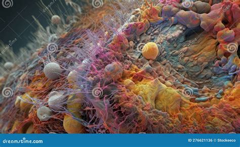 Hyper-realistic Detail Of B2 Adrenergic Receptor Communication Under ...