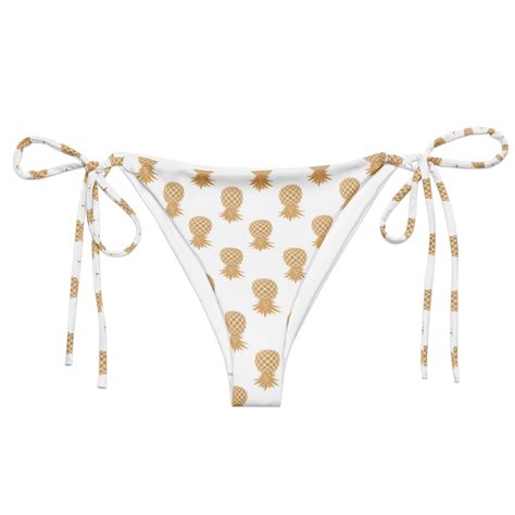 Upside Down Pineapple Gold Bikini Bottom Swingers Bikini Bottom Etsy