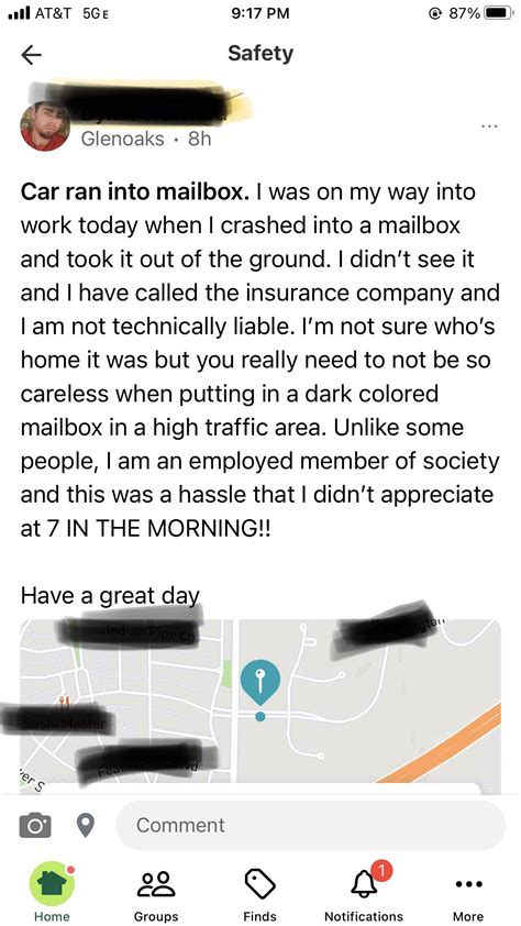 i accidentally hit a mailbox and drove away 7