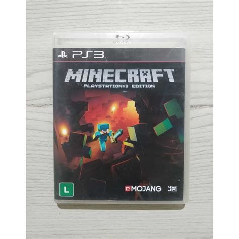 Minecraft Playstation 3 Edition Mídia Física Ps3 Shopee Brasil