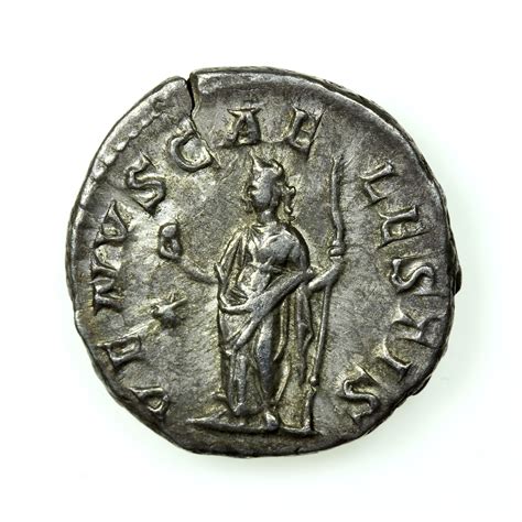 Julia Soaemias Mother Of Elagabalus AD 218 222 Silver Denarius Rome