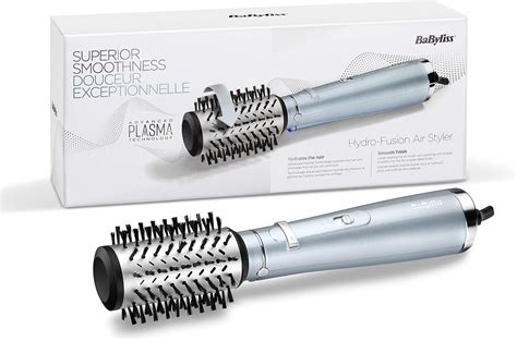 BaByliss AS773E Hydro Fusion Warmluftbürste mit Super-Ionen-Technologie ...