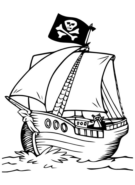 coloriage à dessiner pirate des caraibes 4 a imprimer