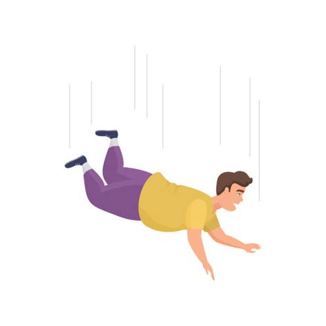 fat man falling stock illustrations royalty  vector graphics