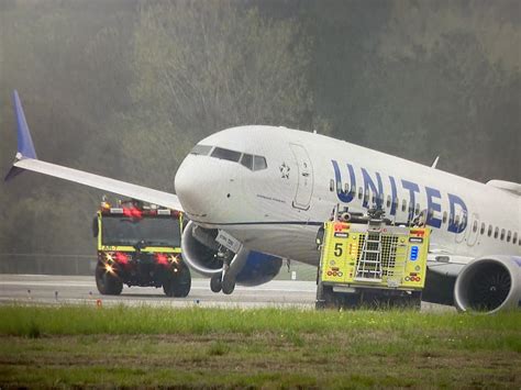 United Airlines Plane Veers Off Runway Upon Landing In Houston