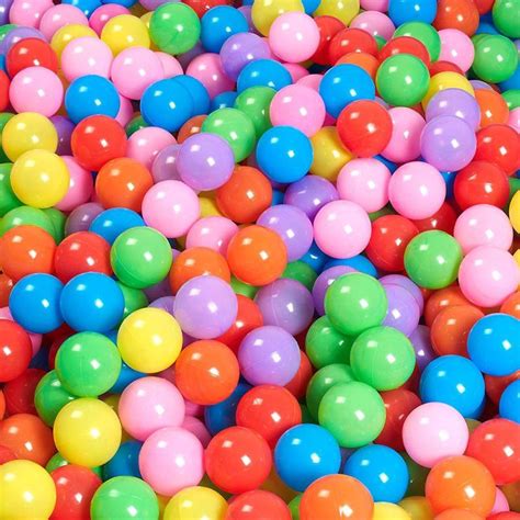 bola plastik kanak kanak bola warna warni colourfull plastic balls toys
