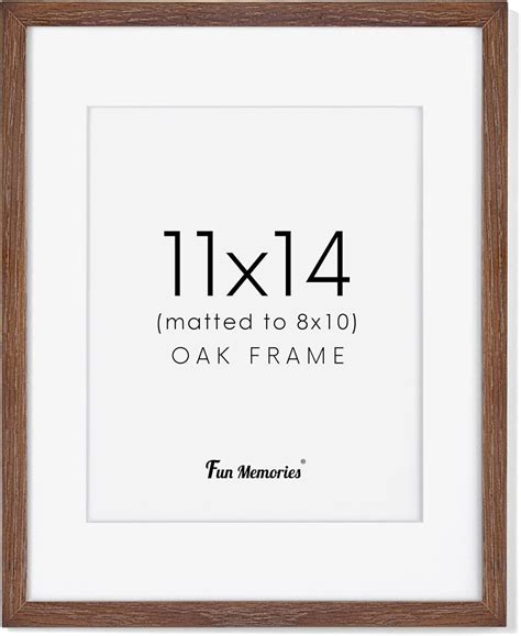 Amazon.com - Oak Wood 11"x14" Picture Frame, 11x14 Photo Frame for Wall