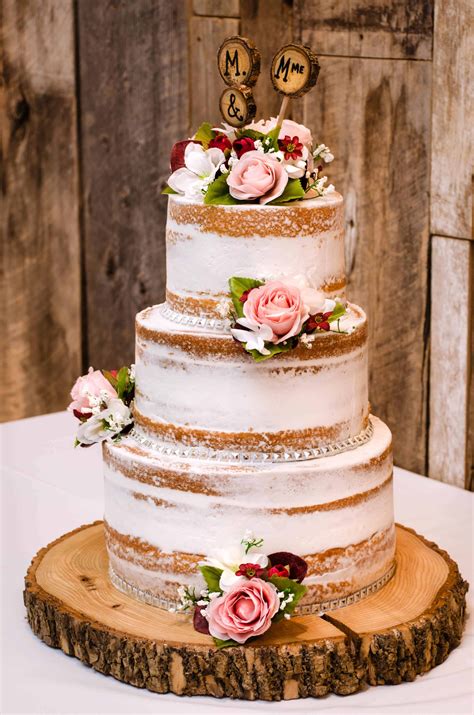 Naked Cake Rustic Wedding Cabane Sucre Constantin