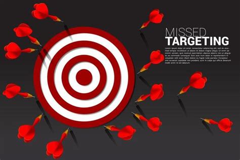 missed target vector art icons  graphics
