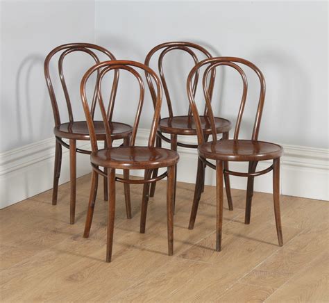 Set Of Four Thonet Bentwood Beech Dining Chairs Antiques Atlas