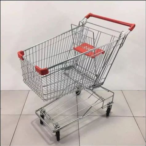 Stainless Steel Shopping Trolley Basket Capacity L Load Capacity